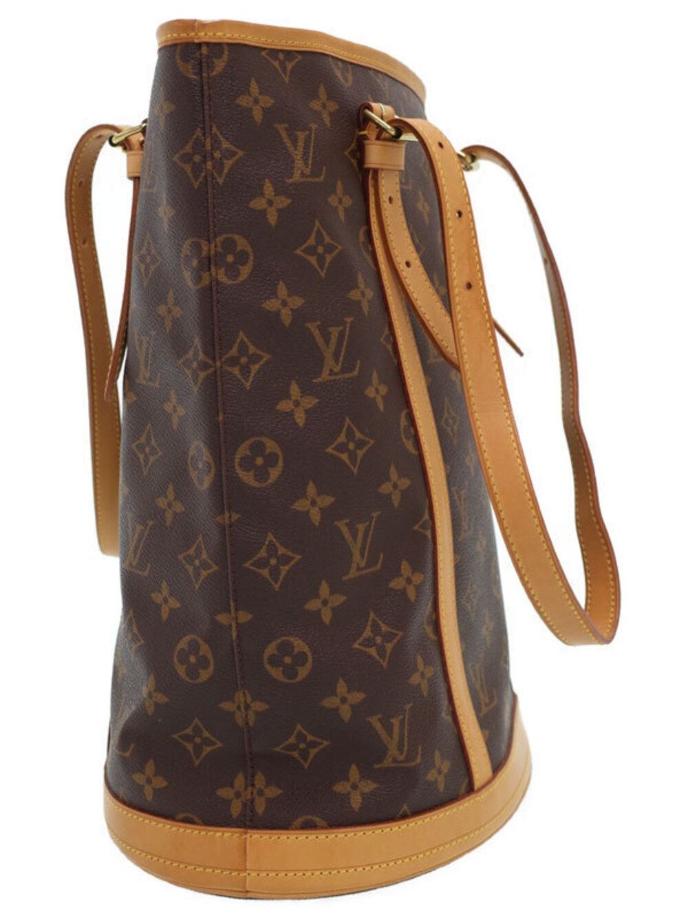 Louis Vuitton Bag Bucket Monogram Shoulder Brown